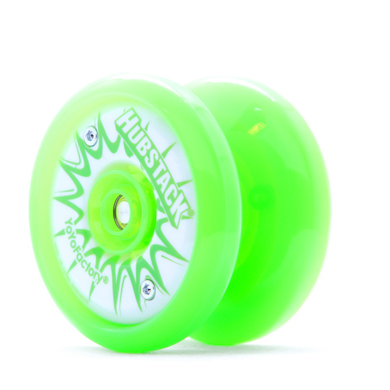 Yoyo začít s YoYoFactory Hubstack Green