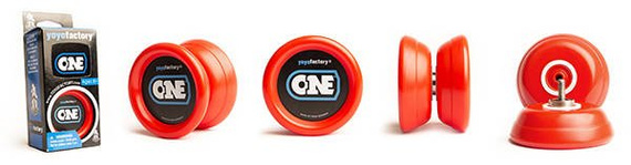 Yoyo pro začátečníky 2 ložiska YoYoFactory ONE Red