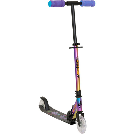 Hulajnoga Miejska Transportowa dla dzieci i młodzieży Story Wild Kids Neo LED wys. 73–85 cm