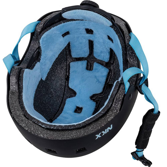 Kask Na Deskorolkę Hulajnogę NKX Brain Saver Czarno-Niebieski