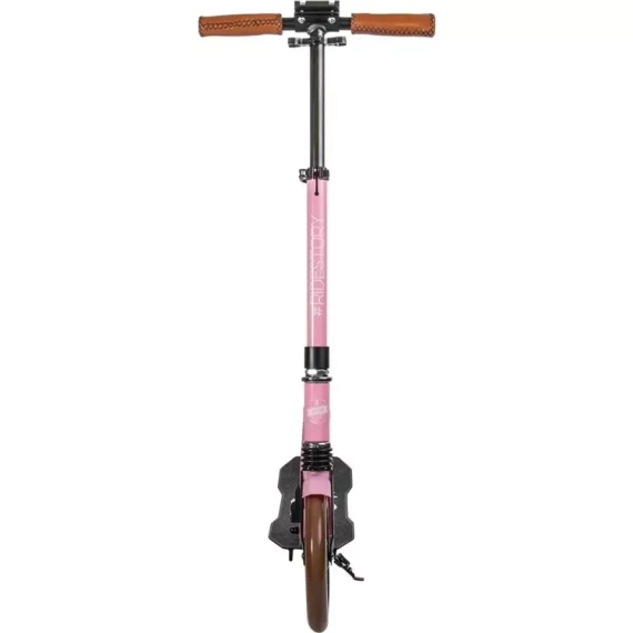 Městská koloběžka s předním odpružením Story Retro Ride Pink
