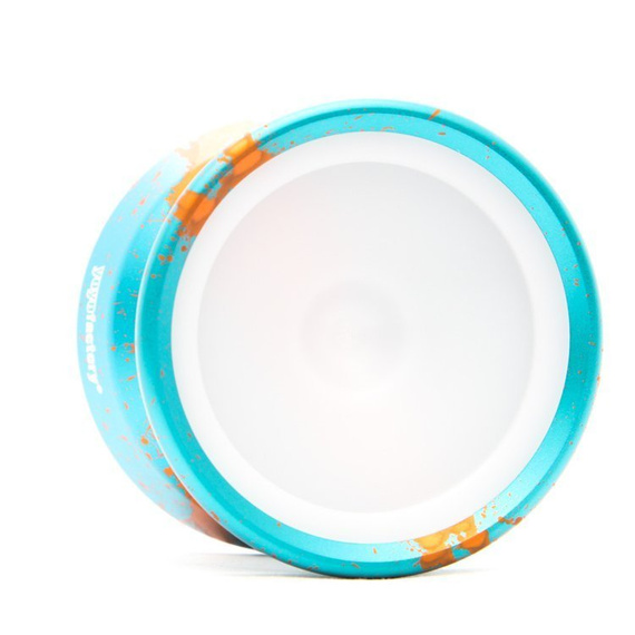 Kovové yoyo CzechPoint Pivot - Aqua Orange White