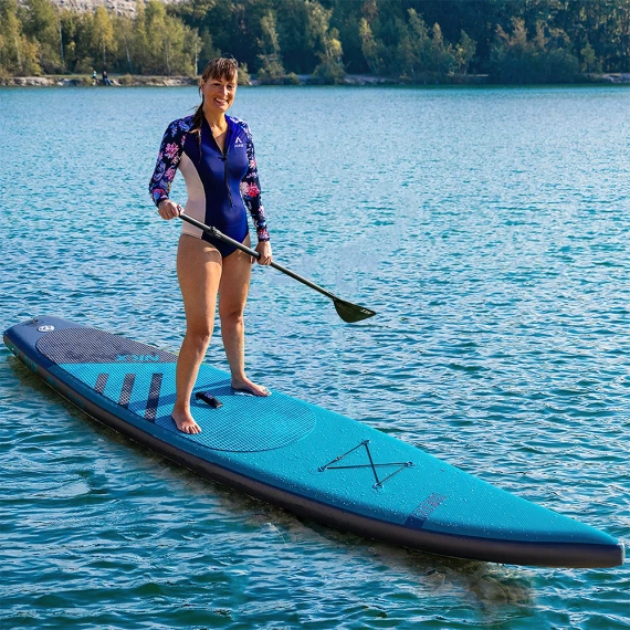 Deska turystyczna SUP pompowana pneumatyczna NKX Flash Glacier Navy  12'6