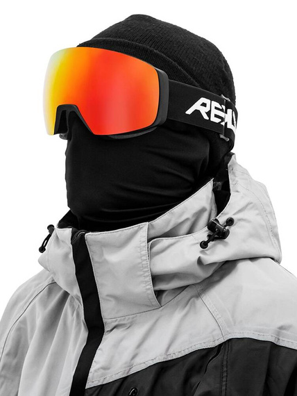 REKD Ascent MagSphere Snow Goggle Kit Black/Chromatic Torch M/L snowboardové a lyžařské brýle
