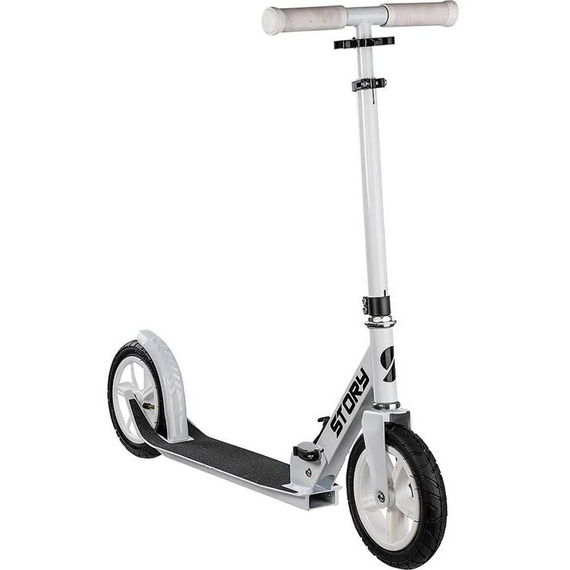 Rekreační koloběžka Story Civic Comfort White Nafukovací kola