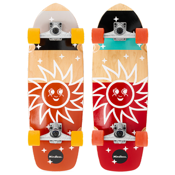 Mindless Soul Surf Skate Board Brown 29.5"