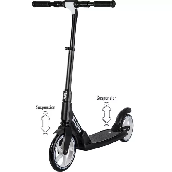 Přepravní koloběžka s odpružením Story Metro Black