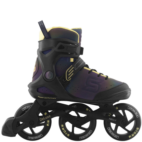 Story Space tříkolové kolečkové brusle duhové a černé