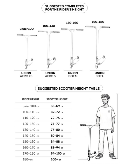 Union Dot L Scooter Výkonnostní koloběžka Black-Neochrome wys. 90 cm
