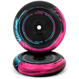 Sada kol pro koloběžky SLAMM Swirl Hollow Core Black-Blue-Pink 110 mm