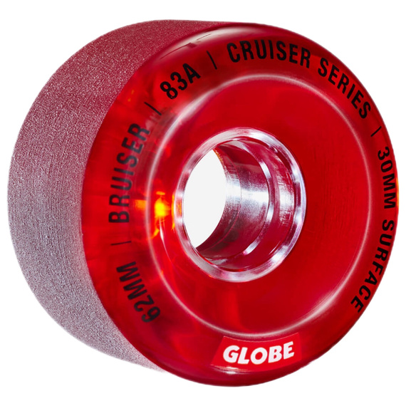 GLOBE Bruiser Clear Red 62 mm cruiser kola