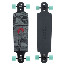 Longboard LandYachtz Drop Cat 38,6" Seeker Black