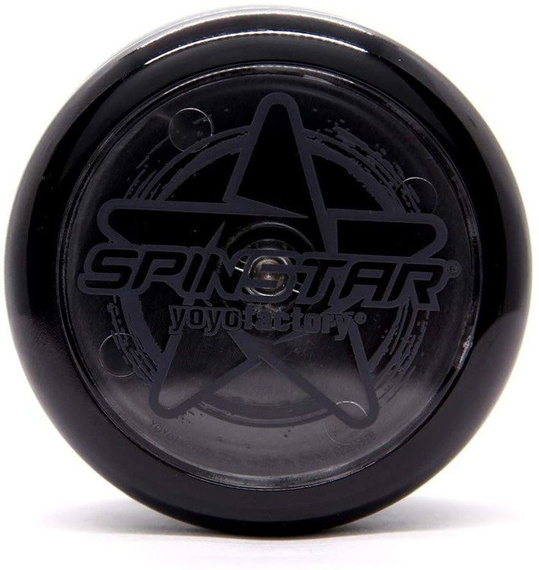 Yoyo z plastikowym łożyskiem YoYoFactory Spinstar Black
