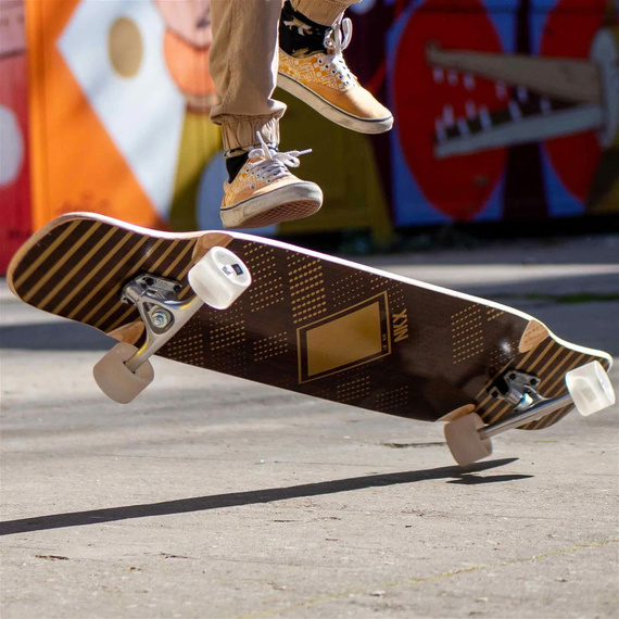 Longboard pro tanec NKX Vegas Gold 121 cm