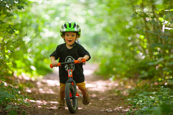 Lehké dětské krosové kolo KUbikes 12 Tyrkysová