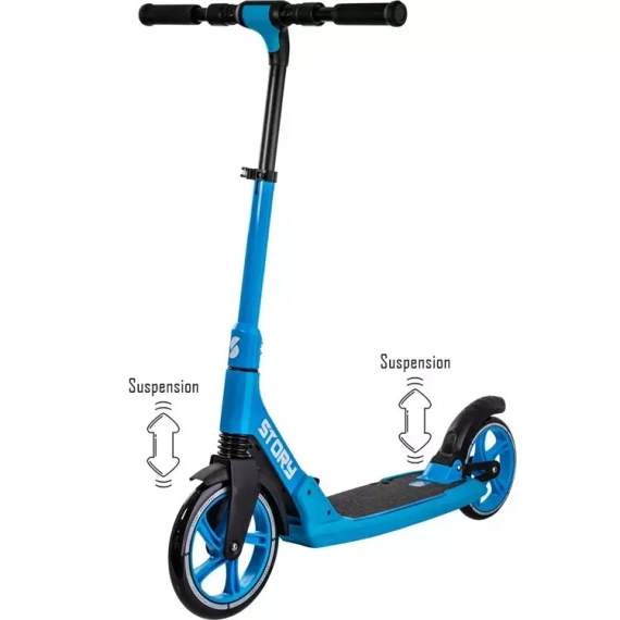 Dopravní koloběžka s odpružením Story Metro Blue