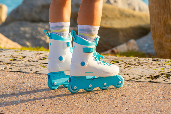 Inline brusle Impala Lightspeed White Ice Rekreační kolečkové brusle