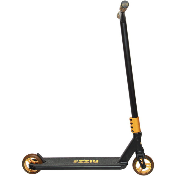 NKD RIZZ Stunt Scooter Black and Gold 88 cm