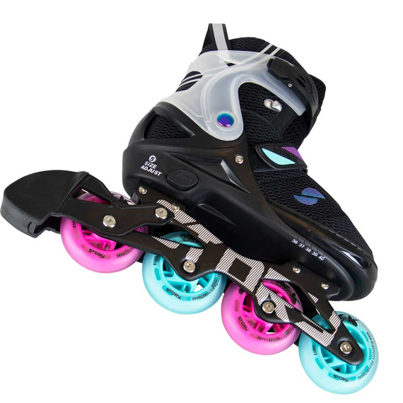 Story Motion Nastavitelné inline brusle Black/Blue/Pink