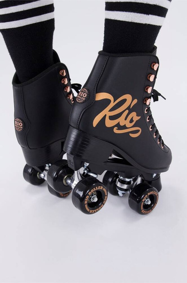 RIO ROLLER ROSE QUAD SKATES Brusle černé