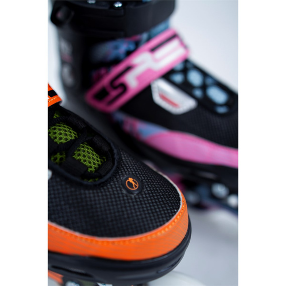 Dětské nastavitelné inline brusle SFR Pixel Blue-Pink