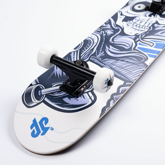 Kompletní městský sportovní modrý skateboard Skeleton 7.25"