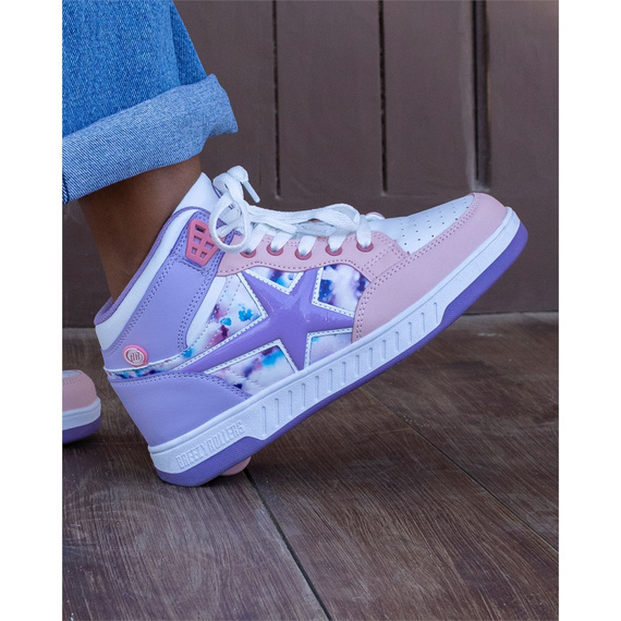 Breezy Rollers Skater boty White-Purple-Pink