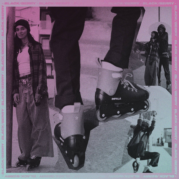 Inline brusle Impala Lightspeed Recreational Rollers Black and Berry