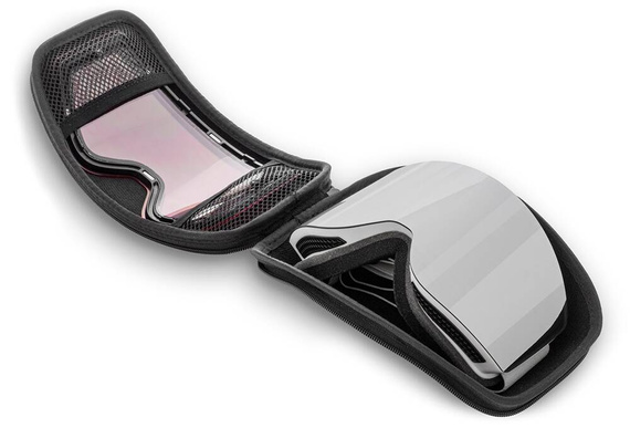 REKD Rocker MagLock Snow Goggle Kit White/Mirror M/L snowboardové a lyžařské brýle