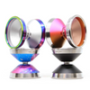 Kovové yoyo pro pokročilé YoYoFactory Demonspeed 2 Silver a Rainbow