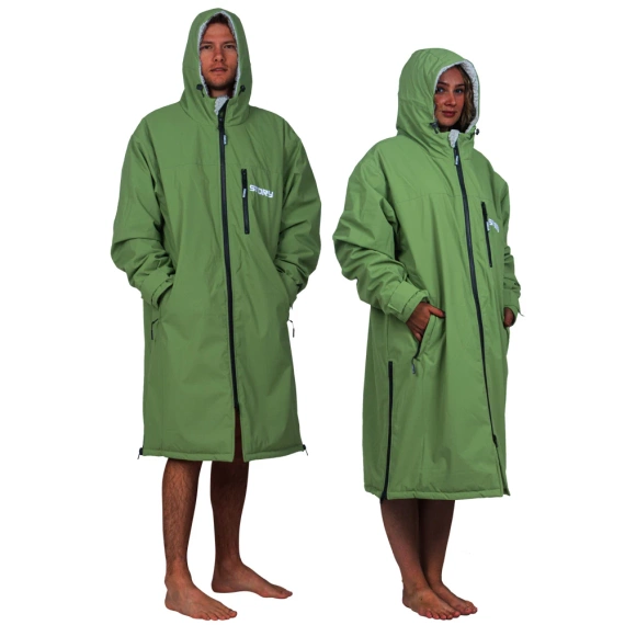 Pončo Poncho Jacket Story Change Robe Olive