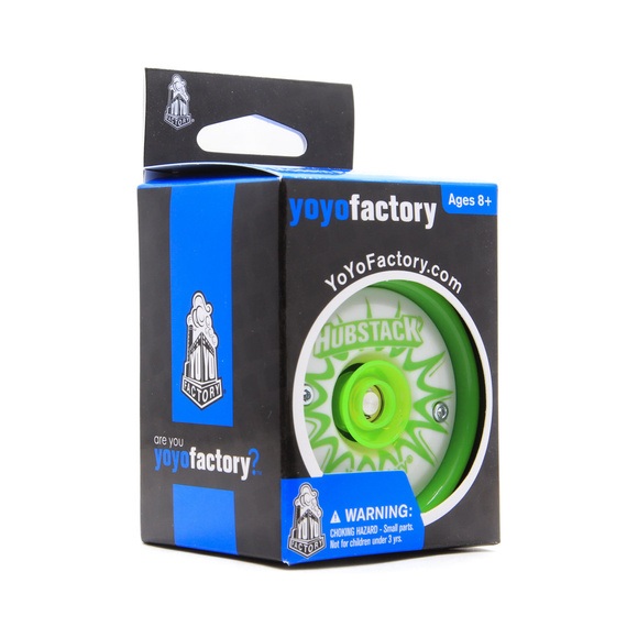 Yoyo začít s YoYoFactory Hubstack Green