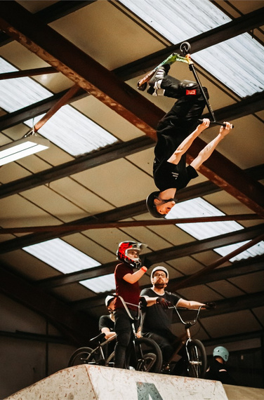 Slamm Strobe Stunt Scooter wys. 88 cm