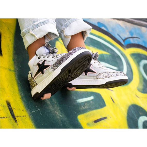 Breezy Rollers Star Silver Grey Boty