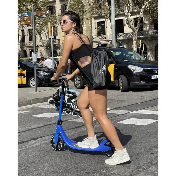 Hulajnoga Miejska Transportowa Story Big Wheel Advanced Foldable Scooter Fioletowy 230/200 mm