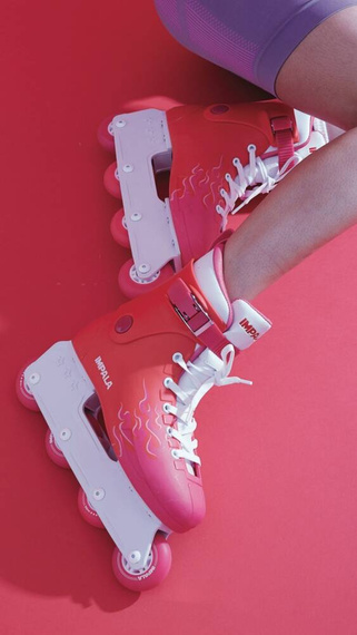 Inline brusle Impala Lightspeed Flames Rekreační kolečkové brusle