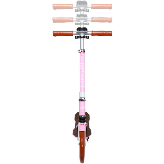 Městská koloběžka s předním odpružením Story Retro Ride Pink and White