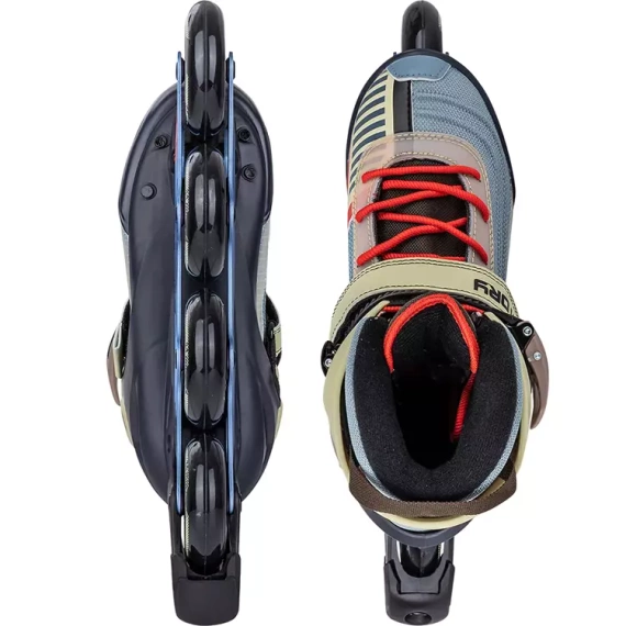 Univerzální kolečkové brusle Inline STORY Trust Blue-Red