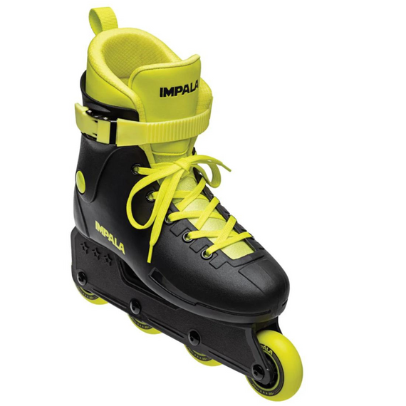 Inline brusle Impala Lightspeed Black-Fluorescent Rekreační kolečkové brusle
