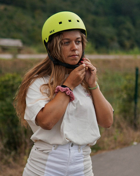 NKX Brain Saver Skateboardová helma Lime green