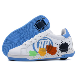 Breezy Rollers Splash White and Light Blue Boty