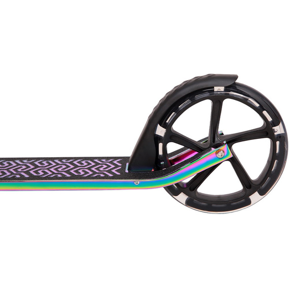 Přepravní koloběžka s velkými koly Story Urban GO! Lesklý neochromovaný LED