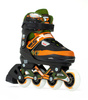 Dětské nastavitelné inline brusle SFR Pixel Green/Orange