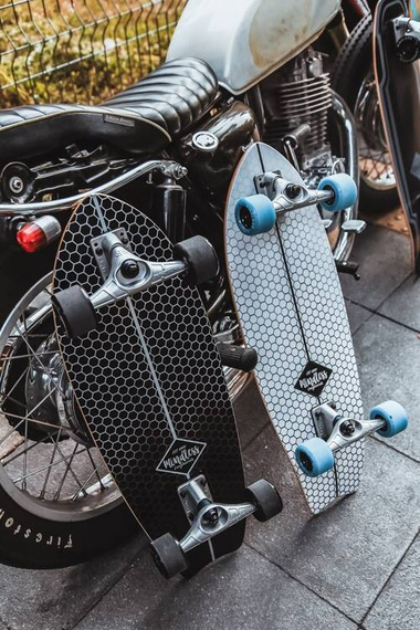 Mindless Surf Skate Fish Tail White 29,5" prkno