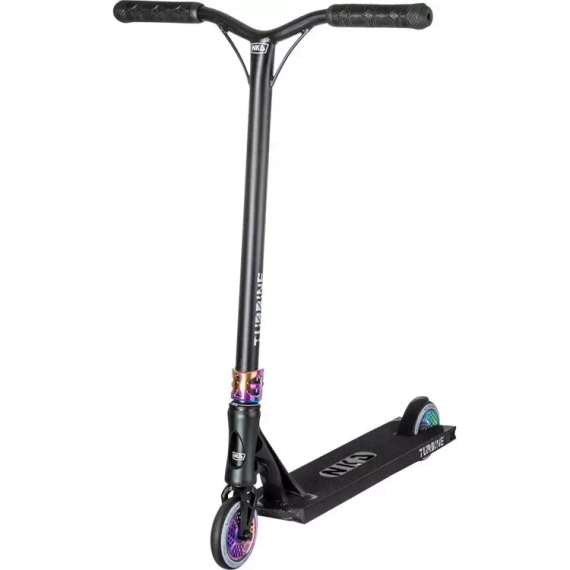 Výkonný skútr NKD Turbine Black & Rainbow High 87 cm