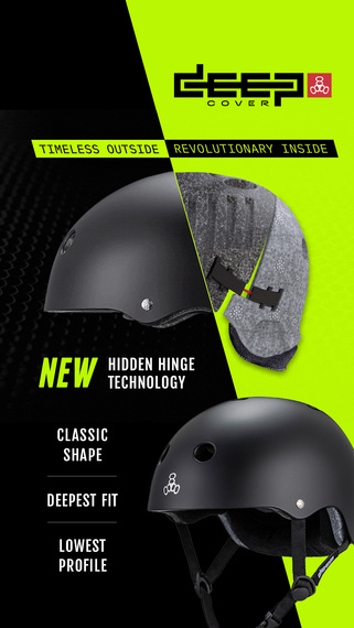 Přilba Triple Eight Deep Cover Black Matte