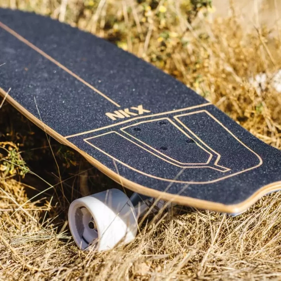 Surfskate Skateboard NKX Maverick Tahiti White-Blue 30"