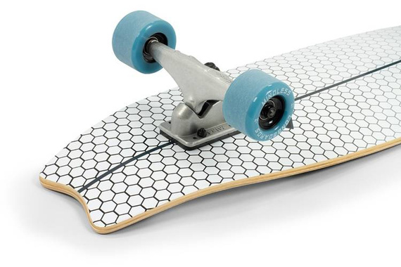 Mindless Surf Skate Fish Tail White 29,5" prkno