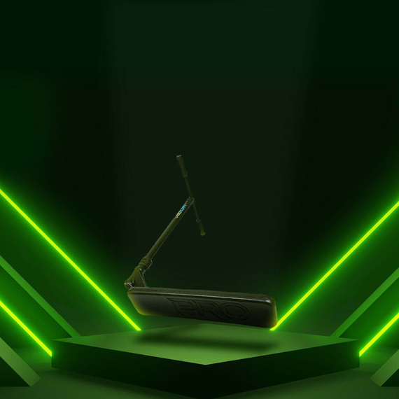 NKD Pro Trampoline Performance Scooter Black wys. 85 cm