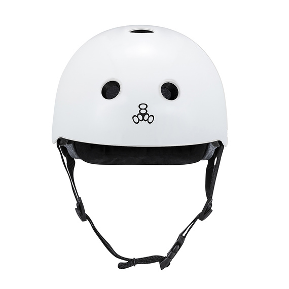 Přilba Triple Eight Deep Cover White Gloss